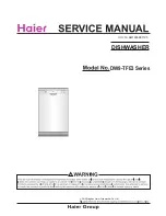 Haier DW9-TFE3-E Service Manual предпросмотр