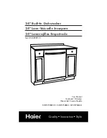 Предварительный просмотр 1 страницы Haier DWI7075DBBB User Manual