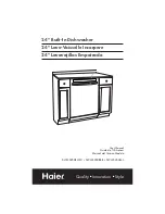 Предварительный просмотр 1 страницы Haier DWL3525 User Manual