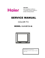 Haier DX-RCRT20-09 Service Manual preview