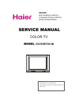 Предварительный просмотр 1 страницы Haier DX-RCRT20-09 Service Manual