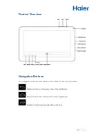 Preview for 7 page of Haier E225249 User Manual