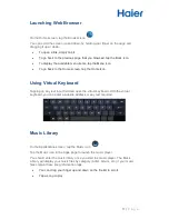 Preview for 12 page of Haier E225249 User Manual