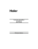 Haier EA-1770 EG (Polish) Instrukcja Obs?Ugi preview