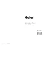 Preview for 1 page of Haier EA-2080M Instructions For Use Manual