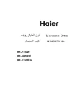 Предварительный просмотр 1 страницы Haier EB-3190E Instructions For Use Manual