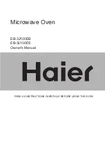 Haier EB-32100EB Owner'S Manual предпросмотр