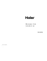 Haier ED-2485EG Instructions For Use Manual preview