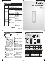 Preview for 1 page of Haier ES100V-R1(H) Instruction Manual