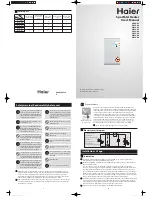 Preview for 1 page of Haier ES15V-M1 User Manual