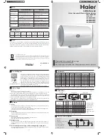 Предварительный просмотр 1 страницы Haier ES25HH1 (R) User Manual