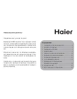 Предварительный просмотр 2 страницы Haier ES45V-A1 Manual