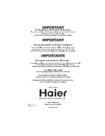 Preview for 29 page of Haier ESA3159 (Spanish) Manual