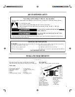 Preview for 3 page of Haier ESA408K Use And Care Manual