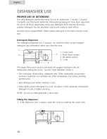 Предварительный просмотр 14 страницы Haier ESD301 - Dishwasher 5 Cycles User Manual