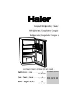 Haier ESR042PBB - 4 1 CUBIC-FT Refrigerator... User Manual предпросмотр