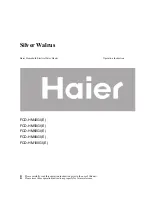 Preview for 1 page of Haier FCD-HM50 Operation Instruction Manual