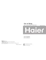 Preview for 1 page of Haier FCD-JLD245 User Manual