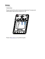 Preview for 19 page of Haier G7 HM-G552-FL User Manual