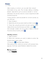 Preview for 21 page of Haier G7lite User Manual