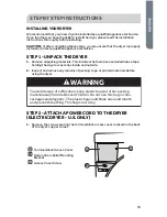 Preview for 17 page of Haier GDE560BW User Manual