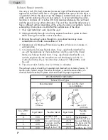 Preview for 8 page of Haier GDG900AW User Manual And Installation Instructions