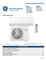 Haier GE Appliances 1U24TL2HFA Service Manual preview