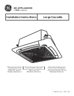 Haier GE APPLIANCES USYL24UCDDA Installation Instructions Manual preview