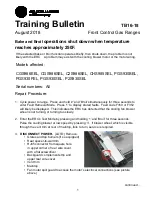 Haier GE CGS986EEL Training Bulletin preview