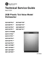 Haier GE GDF450P R0 Series Technical Service Manual предпросмотр