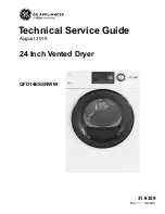 Haier GE GFD14ESSNWW Technical Service Manual preview