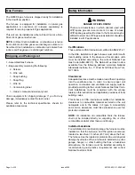 Preview for 4 page of Haier GE NF80DS Installation Instructions Manual