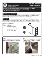 Preview for 1 page of Haier GE UAWB46A Installation Instructions