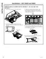 Preview for 12 page of Haier GE UVC9420 Installation Instructions Manual