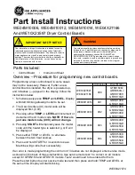 Preview for 1 page of Haier GE WE04M10006 Part Install Instructions