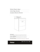 Preview for 1 page of Haier Genesis CRDWE200AW User Manual