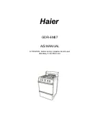 Haier GOR-6M07 Service And Repair Manual preview