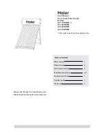 Preview for 1 page of Haier GV150REMB User Manual