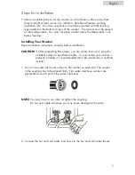 Preview for 8 page of Haier GWT460AW User Manual