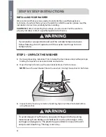 Preview for 10 page of Haier GWT480BW User Manual