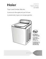 Preview for 1 page of Haier GWT560BW User Manual