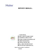 Preview for 1 page of Haier H-MRV AF092FCBHA Service Manual