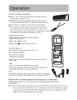 Preview for 8 page of Haier H2SM-14H03 Operation Manual