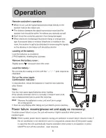 Preview for 9 page of Haier H2SM-18CB03/R1 Operation Manual