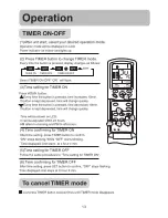 Preview for 14 page of Haier H2SM-18CB03/R1 Operation Manual