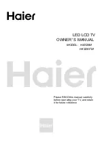 Preview for 1 page of Haier H32D6M Owner'S Manual