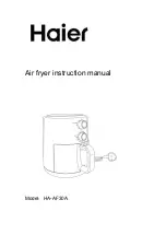 Haier HA-AF30A Instruction Manual предпросмотр