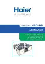 Предварительный просмотр 1 страницы Haier HACI-HP Series Operating Instructions Manual