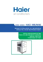 Preview for 1 page of Haier HACI-MB 35E Installation, Use And Maintenance Manual