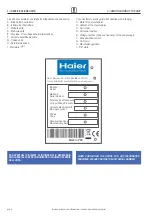 Preview for 6 page of Haier HACI-RP Series Instructions For Installation, Use And Maintenance Manual